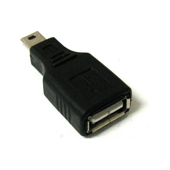 CableVantage USB A Female to Mini B 5 Pin Male Adapter Converter F/M