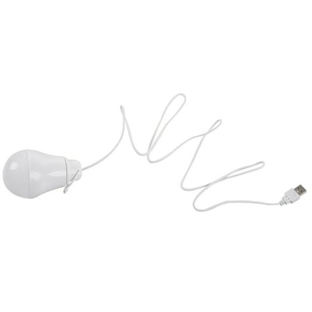 

DC5V 5W LED Bulb USB lamp Portable White light for Outdoor Laptop (White)