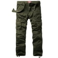 thumbnail image 4 of Matchstick Men Regular Fit Straight Leg Cotton Cargo Pants with 6 Pockets, 4 of 6