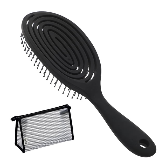Hair Comb Cosmetic Bag Set Portable Anti-static Airbag Comb Hair Combing Scalp Massage