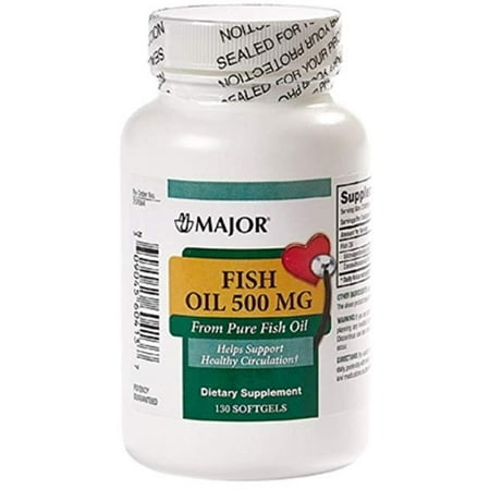 Major Omega-3 Fish Oil Cholesterol Free 500mg - 130