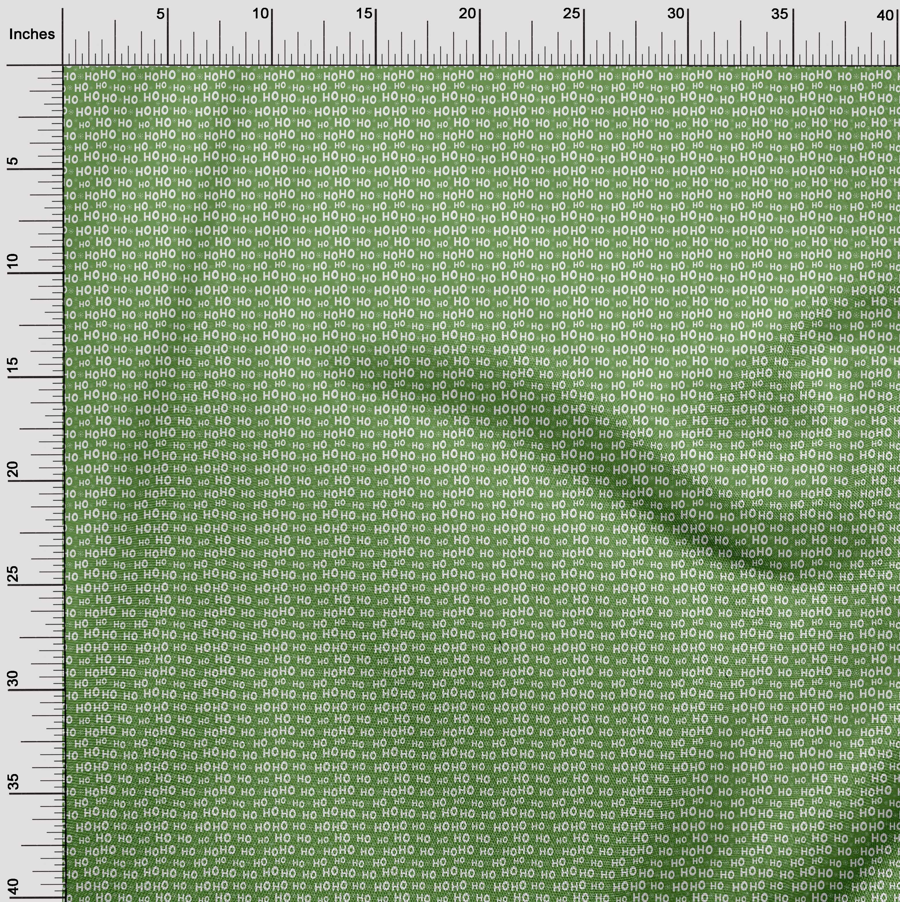oneOone Cotton Poplin Green Fabric Christmas Diy Clothing Quilting Fabric Print Fabric By Yard 56 Inch Wide