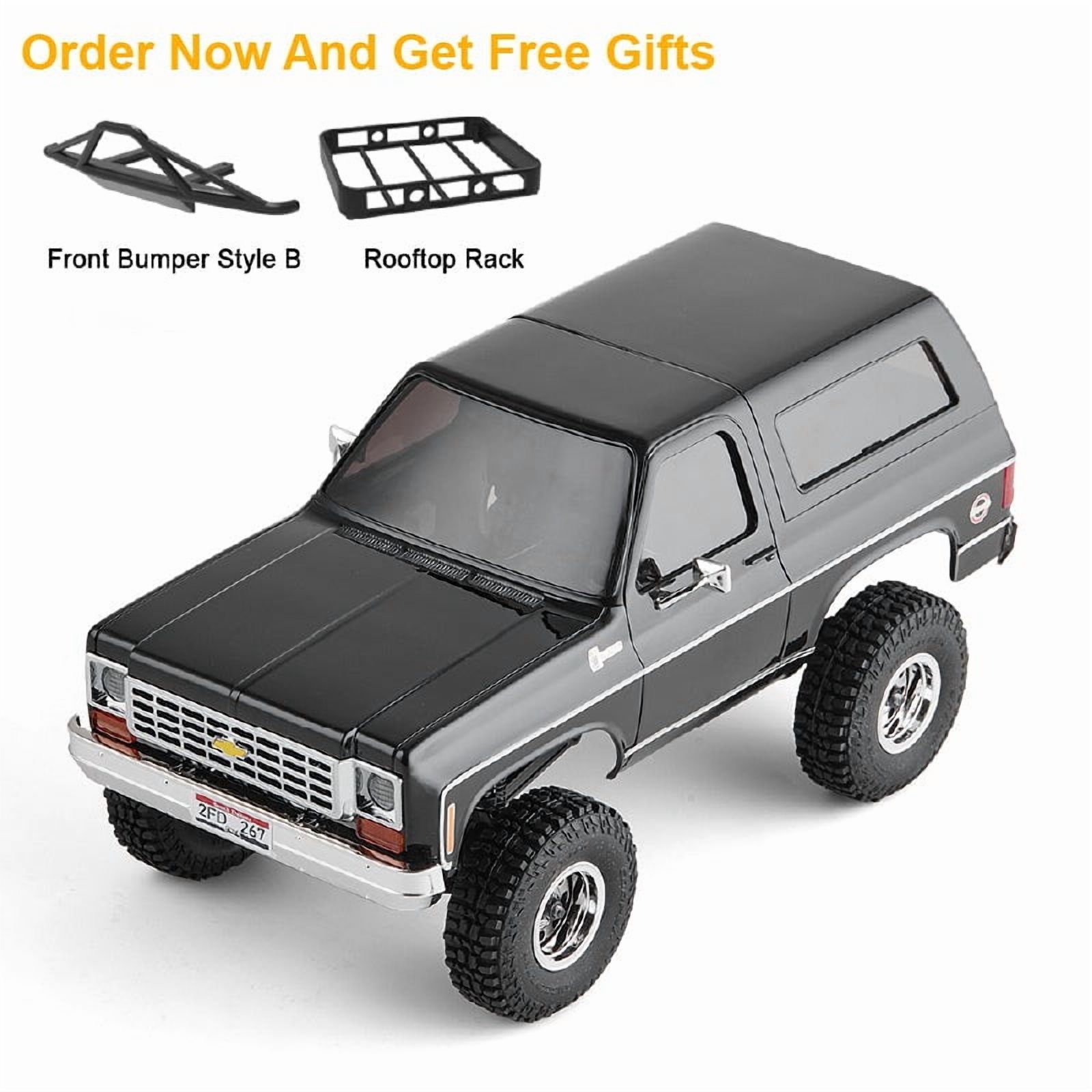 FMS 1:24 FCX24 Chevrolet K5 Blazer RTR Black