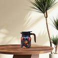 thumbnail image 4 of Vintage Floral Pattern Tea 2025 New Tea Pot Tea Built In Infuser 27 Oz Stainless Steel Floral Pattern Tea Pot Tea with Infuser Long Insulation, 4 of 6