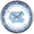 thumbnail image 1 of Horloge Murale Ronde en Chrome avec Talons en Caoutchouc de Caroline du Nord, 1 of 1