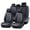 Black, variant on 2024 for SUBARU OUTBACK Car Seat Cover, Car Seat Covers, Waterproof Leather Full Set of 5 Seats Easy to Clean and Install Beautify Interior, Airbag-Compatible