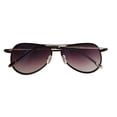 thumbnail image 6 of John Varvatos Mens Dark Gunmetal Metal Aviator Sunglass V512, Gradient Lens, 6 of 8