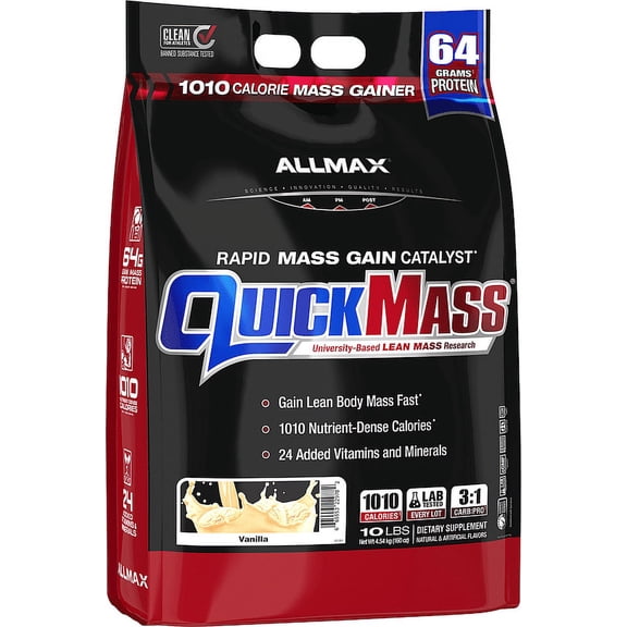 Allmax: QuickMass 10lb Vanilla Flavor
