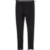 Barbie Big Girl's Ponte Knit Logo Side Tape Leggings Black Size X-Large