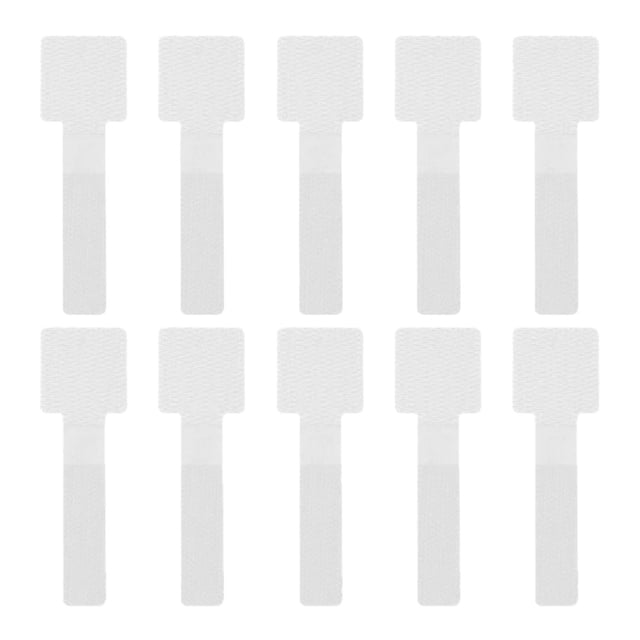 WIFKLSIIPG Lot de 10 Sangles Réglables Réutilisables pour Gestion des Auto-Attaches et des Boucles pour Organiser les Fils de Données et Écouteurs sous la Table pour la Maison