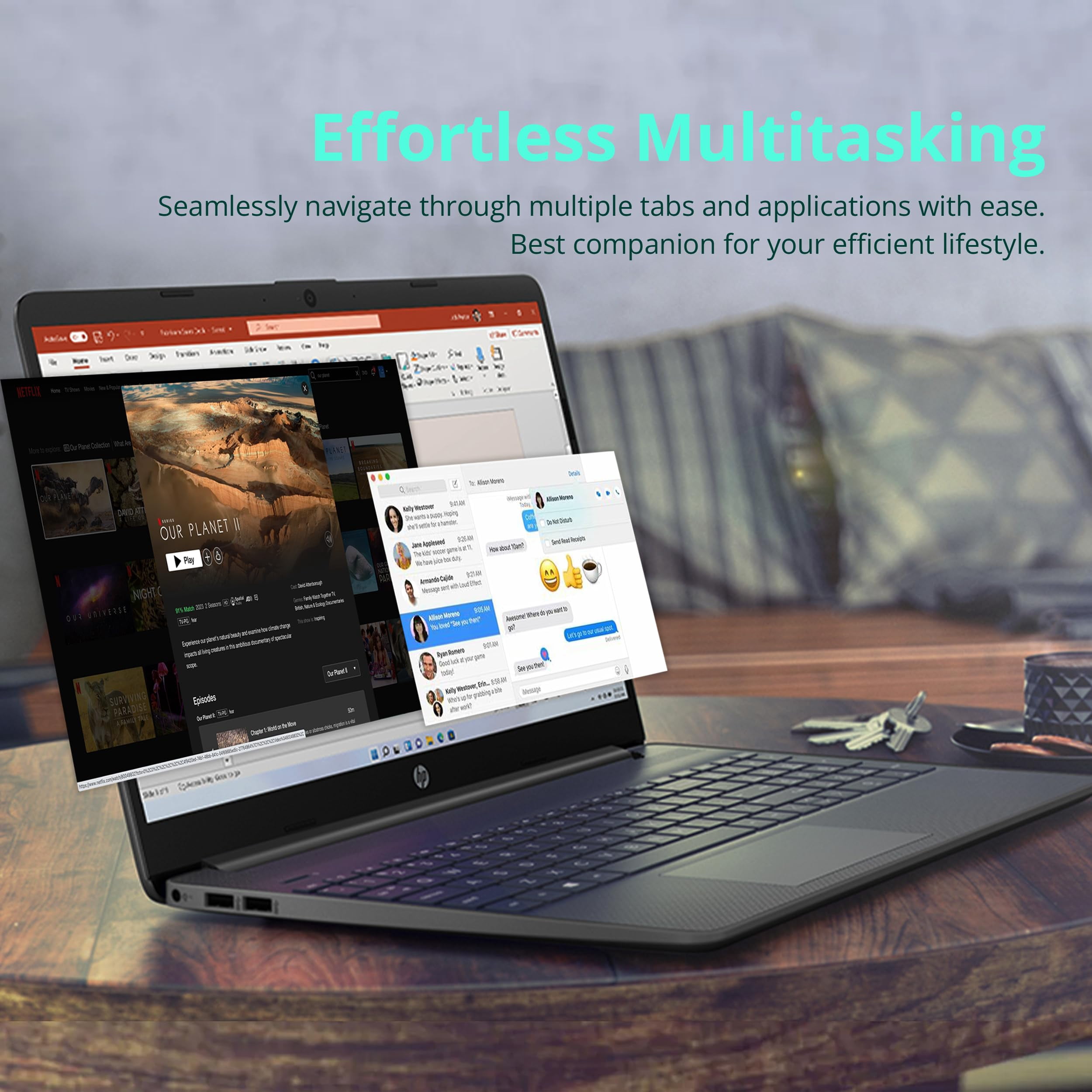 HP 15.6” FHD Laptop, Intel i3-1215U, 32GB RAM, 1TB SSD, Intel UHD Graphics, HD Webcam, Numpad, Wi-Fi 6, Bluetooth, Gray, Windows 11 Pro, 32GB USB Card