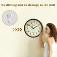 thumbnail image 6 of Geevon Vintage Wall Clock, Silent 16" Non Ticking Retro Round Clock Quartz Decorative Battery Operated Wall Clock for Kitchen, Office, Classroom, Bedroom, Living Room Decor, 6 of 10