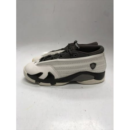 Jordan 14 Retro Low Premium GG 807510-027 Big Kid White/Black Shoes 6.5Y HS3981