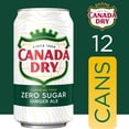 thumbnail image 4 of Canada Dry Zero Sugar Ginger Ale Soda, 12 fl oz cans (Pack of 12), 4 of 5