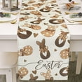 thumbnail image 6 of Clearance Kbndieu Coffee Easter Table Runner, Bunny Eggs Easter Decorations, Spring Seasonal Holiday Kitchen Dining Table Decoration for Home Party Decor (M), 6 of 6