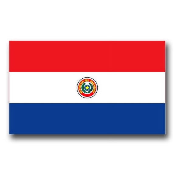 3.8 Inch Paraguay Flag Vinyl Transfer Decal
