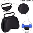 thumbnail image 4 of Controller Storage Case with Strap Portable Controller Bag Shockproof Controller Carrying Case for PS5 PS4 Xbox One 360 ​​Switch Controller 15.5*11*7c, 4 of 5