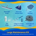 thumbnail image 7 of Belize 15-ft x 30-ft Oval 52-in Deep 6-in Top Rail Metal Wall Swimming Pool Package, 7 of 7