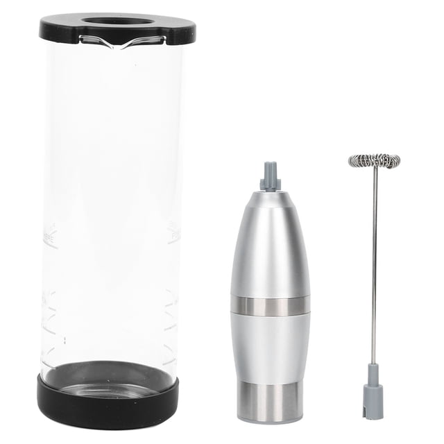 Handheld aerator, portable electric whisk, stainless steel multi-function blender, automatic glass blender cup, household kitchen cooking tools