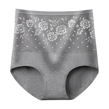 NT-Einnly High Waist Bikini Women s Allover Breathable Hi-Cut Panty Floral Lace Panties Lingerie Tummy Control Butt Lifter Panties Women s String Bikini Panties Stretchy Underwear Briefs Breathable