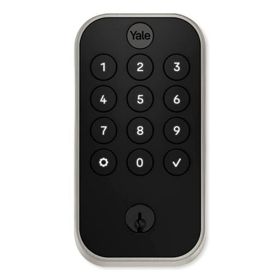 Satin Nickel Assure 2 Wi-Fi Keypad Deadbolts