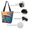 thumbnail image 4 of Easygdp Underwater Plant Dolphin Shoulder Bags for Women,Crossbody Bags Shoulder Purse Handbag for Women, 4 of 6