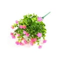 thumbnail image 2 of Youkk Fake Flower Plastic Plants Wall Pendent Outdoor Decorations Multipurpose Compact Size Weeding Decal Practical Artificial Flowers Green Pink, 2 of 6