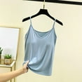 thumbnail image 2 of Tank Tops For Women Tank Top For Sleeveless Tops With Built In Bras Shelf Bra Padded Shirt Casual Tanks Loose Fit Camisole Tops For Women, 2 of 5