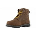 thumbnail image 4 of IRON AGE Men's 6" Groundbreaker Steel Toe Internal Metatarsal Guard Work Boot Brown - IA5014, 4 of 8