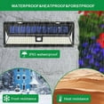 thumbnail image 5 of 118LED Solar Lamp PIR Motion Sensor Wall Light, 1000LM Super Bright, IP65 Waterproof 3 Lighting Modes Wall Light for Garden Patio Yard, 1Pack, 5 of 12
