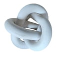 thumbnail image 1 of yuksok Boho Chain Knot Sculpture Crafts Party Room White White, 1 of 7