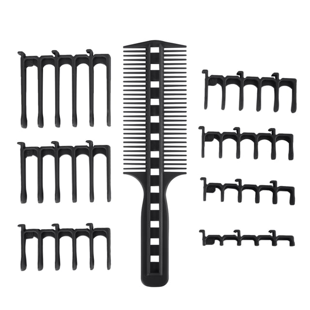 Scissor Clipper Over Comb Hair Cutting Tool Barber Haircutting Pro Kit