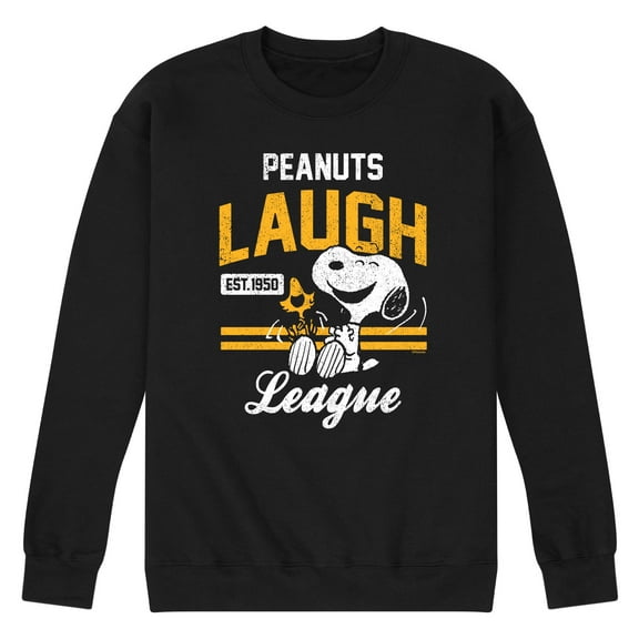 Peanuts - Peanuts Laugh League - Men's Crew Neck Fleece Pullover