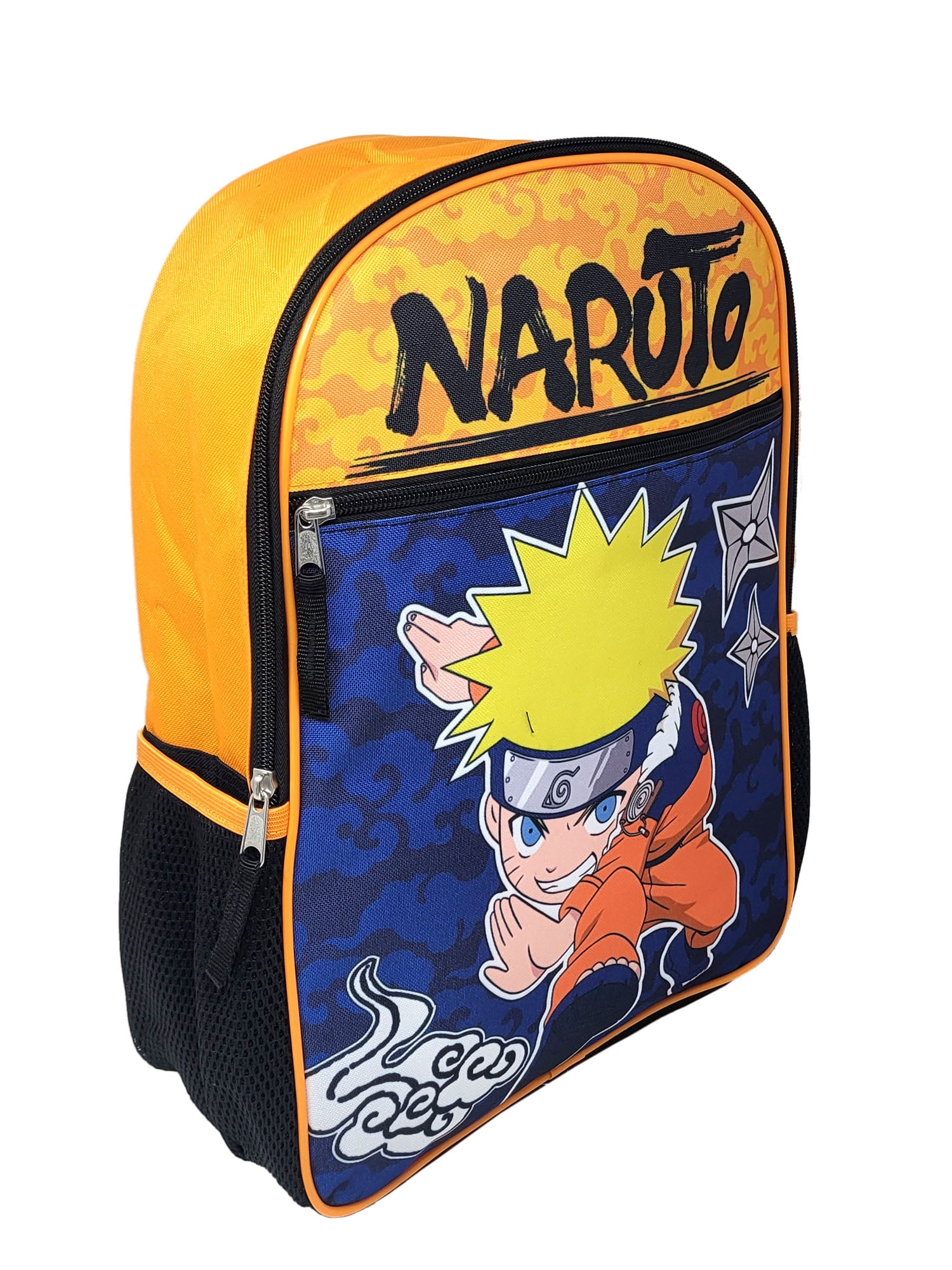 Mochila Uniforme Ninja Naruto Clã Uzumaki Jinchuriki Aldeia Folha