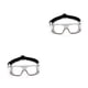 thumbnail image 3 of Sonducket Gafas deportivas para hombre, gafas protectoras lavables reutilizables portátiles, gafas de fútbol para baloncesto, gafas ajustables, gris claro 2Conjunto, 3 of 6