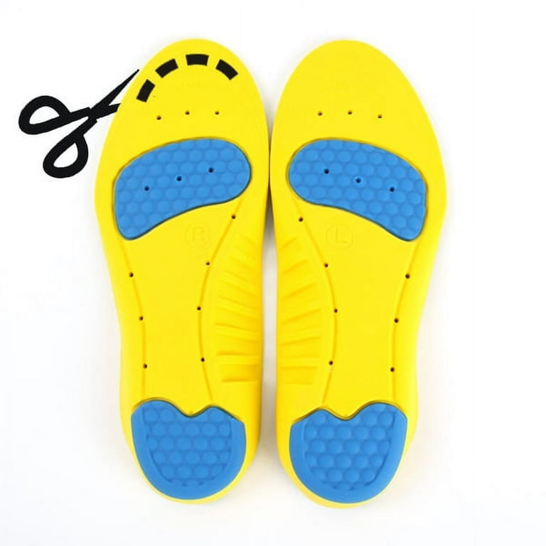 Men Women Soft Running Shoes Insoles Insert Memory Foam Inner Sole