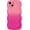 Pink Red, variant on MYKOMI for iPhone 13 Case,Solid Color Curly Wave Frame Soft Phone Case