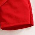 thumbnail image 7 of WhouRiu Girl' Outfit Set Short Sleeve 3D Floral T Shirt Skirts with Hat Baby Summer Stylish Cozy Sofy Outfits Red,Size 6-9 M, 7 of 7