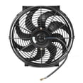 thumbnail image 4 of Ventilador de refrigeración del radiador Conjunto de ventilador de refrigeración de radiador eléctrico delgado de 14 pulgadas piezas universales de 12V con kit de montaje ANGGREK Otros, 4 of 8
