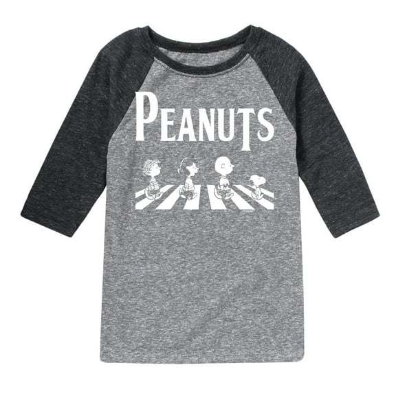 Peanuts - Peanuts Crossing Road - Toddler And Youth Raglan Graphic T-Shirt