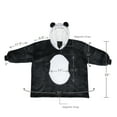 thumbnail image 6 of Panda Oversized Sherpa Hoodie Blanket Sweatshirt for Women, 6 of 7
