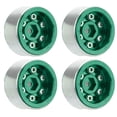 thumbnail image 2 of 4 Pcs Wheel Hub Aluminium Alloy Wearproof Stable Small Bead Lock Wheel for SCX24 1/24 Car Green, 2 of 8