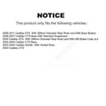 thumbnail image 2 of CMX Rear Disc Brake Rotors Pair for Car Cadillac CTS STS Seville K8-100580, 2 of 8