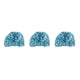 thumbnail image 4 of Advancent Gorro de ducha de malla elástica, gorros de baño para pestañas, capó transparente, resistente al agua, cubierta de cabeza de rayas Type1 NO1, 4 of 6