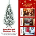 thumbnail image 6 of Topbuy 5FT Slim Pencil Tree Hinged Artificial Christmas Tree W/339 Branches Tips, 6 of 9
