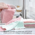 thumbnail image 6 of 5/10pcs Super Absorbent Microfiber Kitchen Dish Cloth High\-efficiency Tableware Household Cleaning Towel Kitchen Tools Gadgets Color mixing 30*30(10pcs), 6 of 9