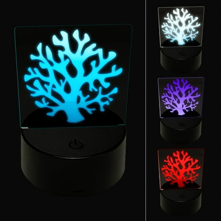 

Coral from the Ocean Reef LED Night Light Sign 3D Illusion Desk Nightstand Lamp