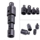 thumbnail image 4 of Juego de adaptadores y reductor de llave de tubo Ecomeon 4 piezas negro 1/2 3/8 1/4, 4 of 4
