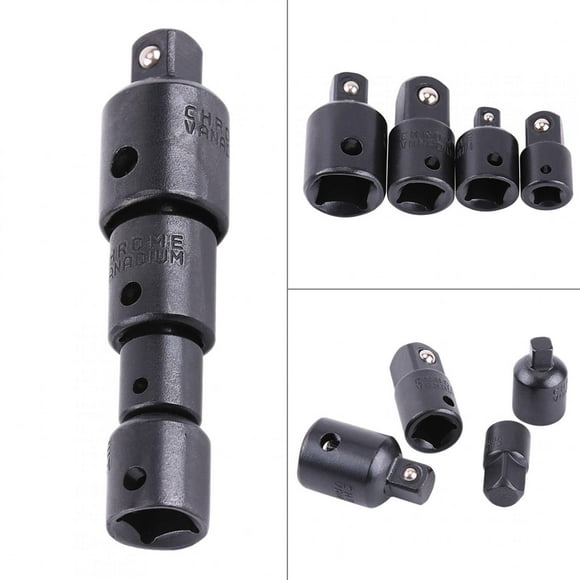 Socket Adapter Reducer Converter Set Socket Wrench Adapters 4pcs, Chrome Vanadium Steel for Various Sockets