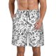 thumbnail image 1 of Balery winter Ski Element Traje de Baño Estilo Hawaiano para Hombre, Shorts de Secado Rápido con Bolsillos-XX-Large, 1 of 6